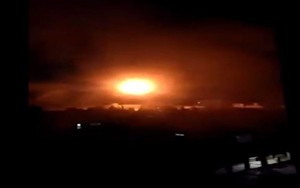 Tên lửa Golan, bom không quân Nga gây địa chấn trong tỉnh Daraa