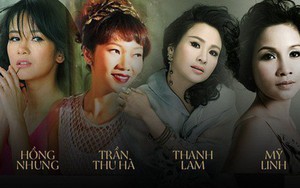 Bộ tứ Diva nhạc Việt: Kẻ lận đận đôi ba lần lỡ dở, người hạnh phúc với tổ ấm xứ cờ hoa