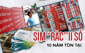 [Photo Story] 10 năm tồn tại của sim "rác" 11 số