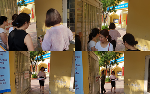 Sốc: Người “lạ” ra vào như đi chợ ở điểm thi lớp 10 tại THCS Phan Đình Giót