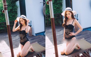 Mỹ nhân đẹp nhất mạng xã hội Hàn Quốc gây sốt với loạt ảnh bikini nóng bỏng