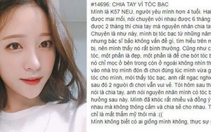 Cô gái bị người yêu đá “phũ” vì lý do chẳng ai ngờ: “Tại em có tóc bạc, anh sợ ảnh hưởng sau này”