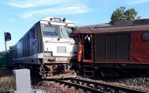 Nhân viên quên bẻ ghi, 2 tàu hỏa suýt đâm nhau ở Nha Trang