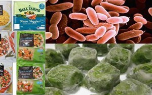 Rau, củ quả đông lạnh bị nhiễm vi khuẩn có thể gây tử vong