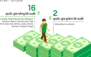 [Infographic] Đa số các đồng tiền châu Á mất giá so với USD sau một tháng Fed tăng lãi suất