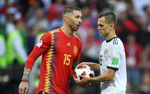 World Cup 2018: Chơi tiểu xảo với đồng đội cũ, ít phút sau Ramos lãnh kết cục đáng buồn