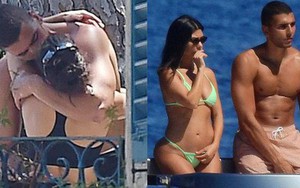 Chị cả nhà Kardashian ôm hôn trai trẻ nóng bỏng trong chuyến nghỉ mát cùng các con nhỏ