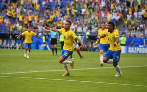 Brazil 2-0 Mexico: Neymar đặt dấu ấn trong 2 bàn thắng của Brazil