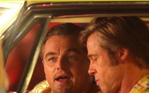 Leonardo DiCaprio béo và xuống sắc khi xuất hiện cùng Brad Pitt
