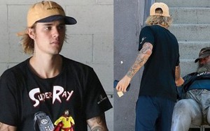 Justin Bieber cho tiền người vô gia cư và bày tỏ suy nghĩ về tin Demi Lovato sốc ma túy