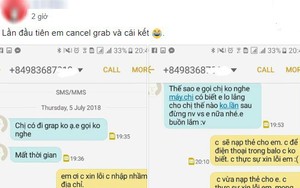 Lần đầu hủy chuyến Grab, cô gái "đau tim" khi nhận được tin nhắn của tài xế, dân mạng hóng ké mà cũng rung rinh