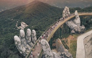 Bật mí về bức ảnh cầu Vàng tuyệt đẹp ở Đà Nẵng xôn xao mạng xã hội những ngày qua