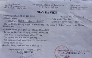 Bộ Y tế đề nghị điều tra vụ người dân bất ngờ phát hiện nhiễm HIV ở Phú Thọ