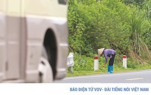 Lạng Sơn: Dân dựng lều nhặt tiền lẻ trên Quốc lộ 1