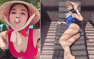 Kiểu chụp ảnh khoe thân hình sexy rất khác người của Angela Phương Trinh