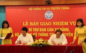 Bàn giao nhiệm vụ Bí thư Ban cán sự Đảng, Bộ trưởng Bộ Thông tin và Truyền thông