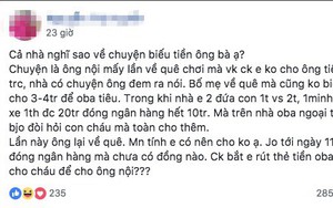 Nàng dâu ấm ức vì bị mắng không cho bố mẹ chồng vài triệu tiêu vặt, chị em lại chỉ ra 2 lỗi sai cơ bản