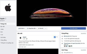 Lập fanpage từ năm 2013, đến bây giờ Apple mới đăng được một bài viết trên Facebook