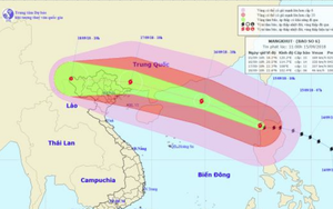 Bão Mangkhut vừa qua Luzon đổ bộ Biển Đông: Ven bờ Quảng Ninh rủi ro cấp độ 4