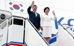 Đã có 1 đồ vật quan trọng trên chuyên cơ được dỡ bỏ khi Tổng thống Moon Jae-in thăm Triều Tiên
