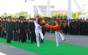 Hình ảnh lễ viếng Chủ tịch nước Trần Đại Quang tại quê nhà