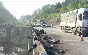 Thông tuyến cao tốc Nội Bài – Lào Cai sau sự cố cháy xe bồn chở xăng