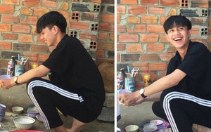 Dân tình bỗng dưng đòi gả cho cậu bạn chỉ cần ngồi rửa bát đã thấy đẹp rạng ngời