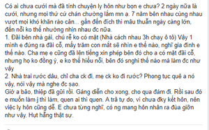 Cô gái đòi ly hôn trước ngày cưới vì rước dâu không có mẹ chồng