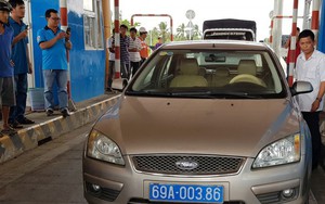 Kỷ luật tài xế xe biển xanh phản ứng tại trạm BOT Sóc Trăng