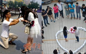 Những màn cầu hôn công phu ngay giữa chốn đông người nhưng gặp phải cái kết gây hụt hẫng