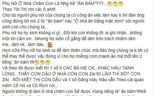 “Phụ nữ ở nhà chăm con là những kẻ ăn bám” gây bão mạng