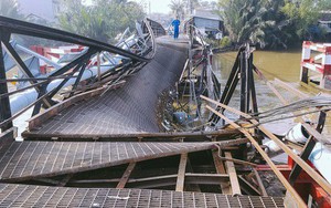 Vụ sập cầu Long Kiển ở Sài Gòn: Công an tạm giữ tài xế xe tải