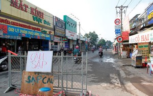 TPHCM điều chỉnh giao thông sau sự cố sập cầu Long Kiểng