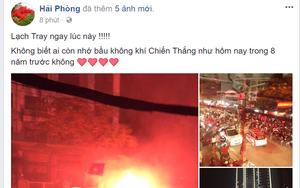 Cổ động viên Việt Nam ăn mừng "dữ dội" như thế nào trên Facebook?