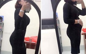 Cô gái gây sốc khi đăng ảnh vòng 2: Lúc phẳng lì như người mẫu, lúc lại trông như có bầu