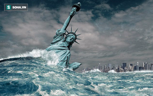 Sức mạnh của sóng biển: Tảng đá nặng gấp hai lần tượng Nữ thần Tự do cũng "gục ngã"