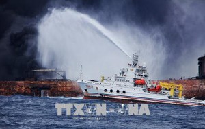 Trung Quốc phát hiện thêm các vệt dầu loang tại khu vực tàu Iran chìm