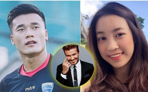 "Thả thính" với Hoa hậu Đỗ Mỹ Linh hơn mình 1 tuổi, Bùi Tiến Dũng liệu có trở thành một Beckham khác của Việt Nam?