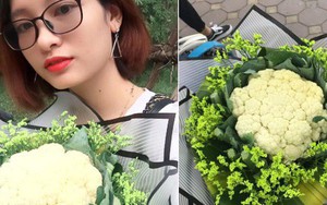 Hoa súp lơ 10K/bó mùa kỷ yếu: Chụp ảnh xong đem về xào với thịt bò, vừa độc đáo lại tiết kiệm