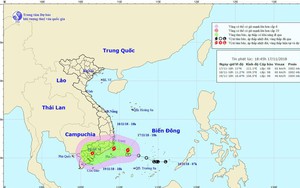 Áp thấp nhiệt đới mạnh lên thành cơn bão số 8