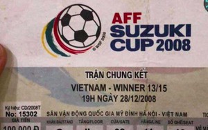 Đây là chiếc vé đưa người hâm mộ trở về ký ức Việt Nam vô địch AFF Cup 10 năm trước