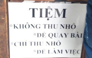 Việc tử tế đâu cần to tát: Cô chủ tiệm photo lạnh lùng treo bảng từ chối thu nhỏ tài liệu cho học sinh quay bài