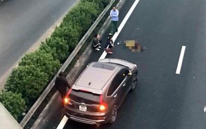 Honda CRV tông chết người đàn ông đi bộ băng qua đường cao tốc Pháp Vân - Cầu Giẽ
