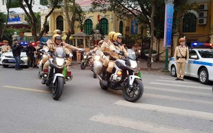 CSGT Hà Nội huy động 100% quân số ứng trực đảm bảo an ninh trận tứ kết Asian Cup