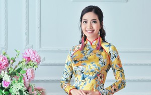 Hoa hậu biển Ninh Hoàng Ngân khoe vẻ đẹp dịu dàng, nữ tính