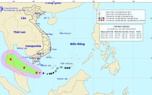 Bão số 1 giật cấp 11 tiến gần đất liền, cảnh báo Nam bộ có mưa to