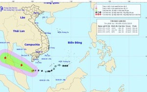 Bão số 1 giật cấp 11 tiến gần mũi Cà Mau, cảnh báo Nam Bộ có lốc xoáy