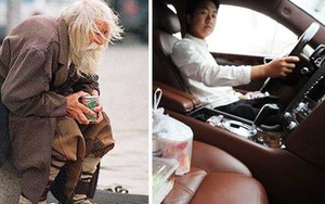 Chứng kiến ông lão va vào xe mình, ông bố hành động bất ngờ và bài học dạy con đắt giá