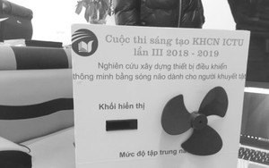 Thiết bị điều khiển bằng sóng não "made in... Sinh viên Thái Nguyên"