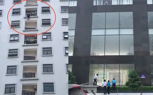 Giải cứu một phụ nữ kẹt ở lan can tầng 10 chung cư vì nhảy lầu tự tử